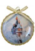 Елочное украшение "Медальон" В02928 Елочное украшение "Медальон" В02928