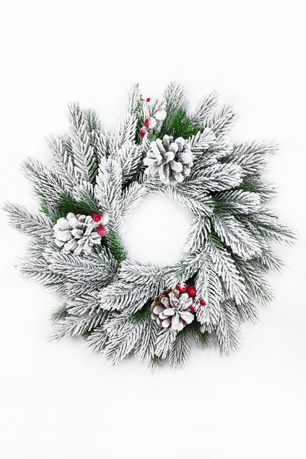 Хвойный еловый венок 