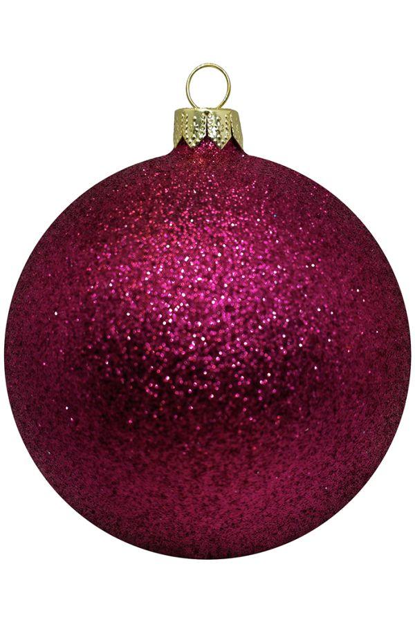 Пластиковый шар Искристый 11,5 и 13,5 вишневый