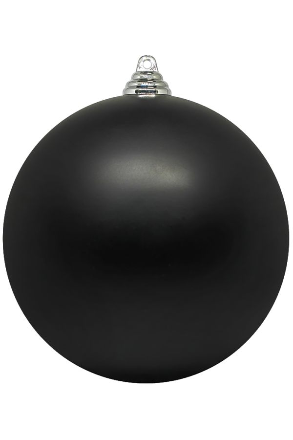 Шар пластиковый матовый от 12 до 30 см черный