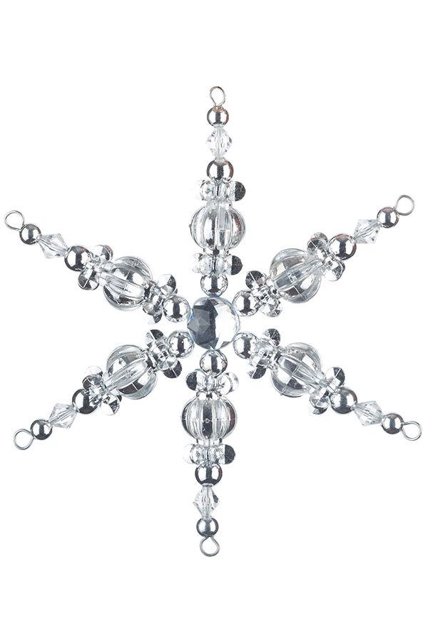 Елочное украшение Снежинка В10424