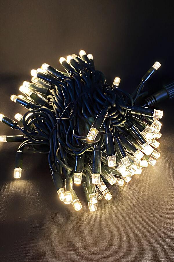 Электрогирлянда Нить 10м LED-PLR-100-10M-240V-WW/DG Fl