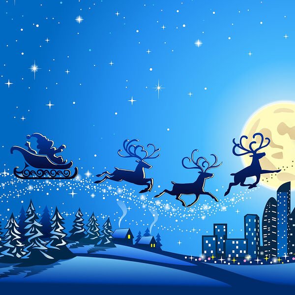 Ограждение Новогодний Декор Новогодняя ночь