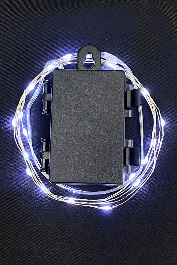 Электрогирлянда Роса 2м 20-LED-LN-W-3AA-IP44