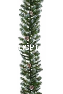 Гирлянда Императорская заснеженная 180см 77002-180